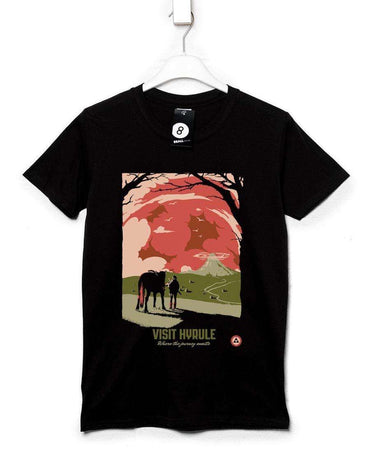 Visit Hyrule Mens & Womens Mens Graphic T-Shirt 8Ball